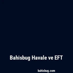 Bahisbug Havale ve EFT